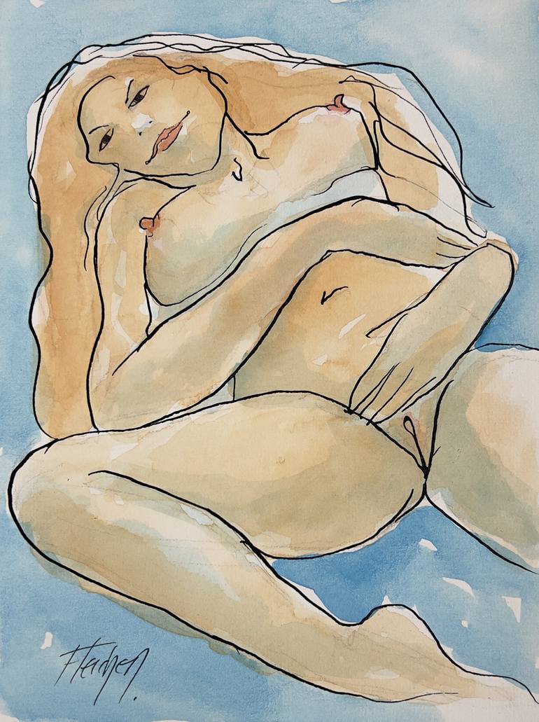 Original  Drawing by stewart fletcher