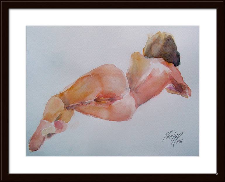 Original Figurative Nude Painting by Stewart Fletcher