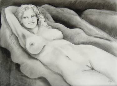 Original Realism Nude Drawings by Stewart Fletcher