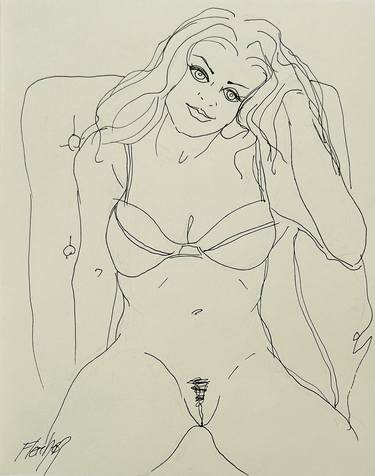 Original Nude Drawings by Stewart Fletcher