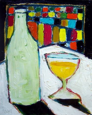Original Expressionism Food & Drink Paintings by Stewart Fletcher