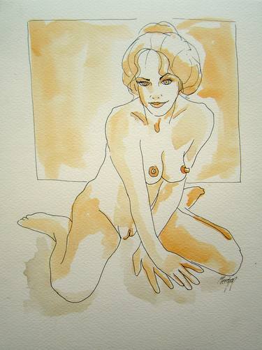 Original Figurative Erotic Drawings by Stewart Fletcher