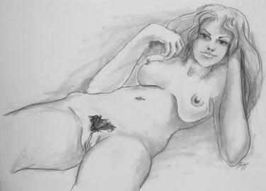 Original Expressionism Erotic Drawings by Stewart Fletcher