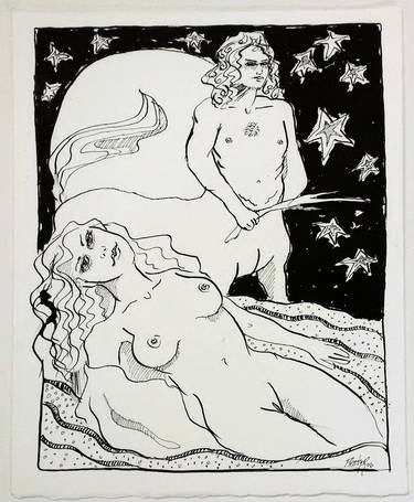 Original Classical mythology Drawings by Stewart Fletcher