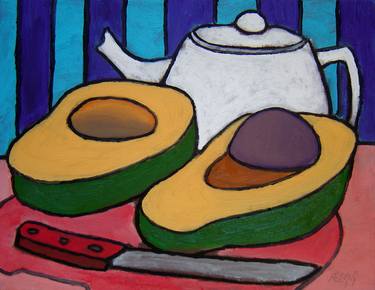 Original Expressionism Food & Drink Paintings by Stewart Fletcher