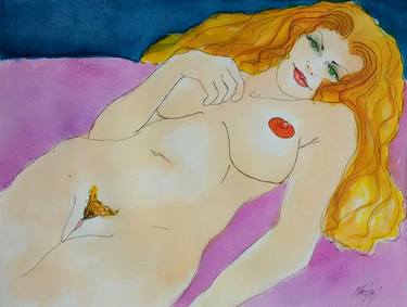 Original Expressionism Erotic Paintings by Stewart Fletcher