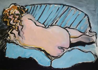 Original Expressionism Nude Paintings by Stewart Fletcher