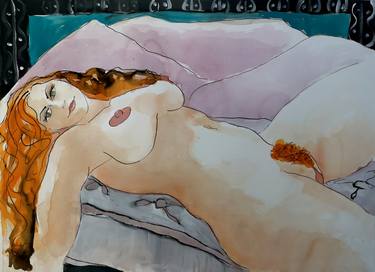 Print of Figurative Nude Drawings by Stewart Fletcher