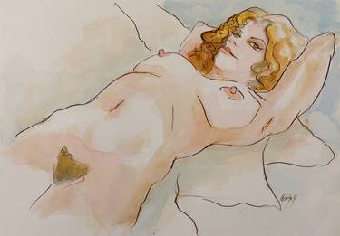 Print of Figurative Erotic Paintings by Stewart Fletcher