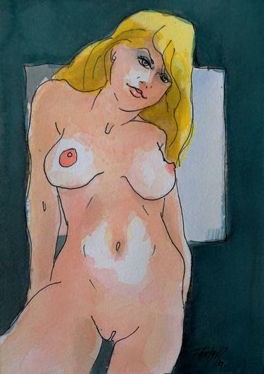 Original Nude Drawings by Stewart Fletcher