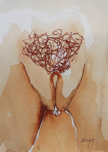 Original Figurative Erotic Drawings by Stewart Fletcher