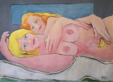 Original Figurative Erotic Paintings by Stewart Fletcher