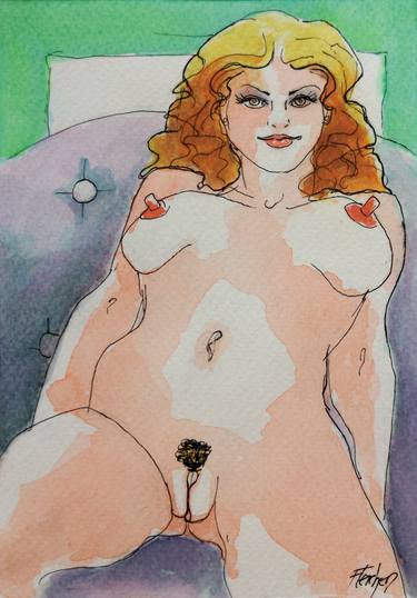 Original Erotic Drawings by Stewart Fletcher