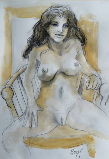 Seated model on chair thumb