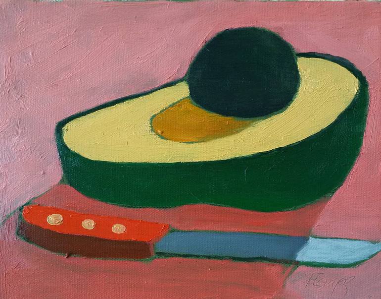 Original Expressionism Food Paintings by Stewart Fletcher