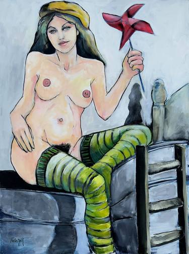 Original Realism Nude Paintings by Stewart Fletcher