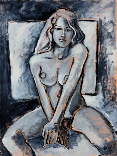 Original Modern Nude Paintings by Stewart Fletcher