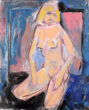 Print of Expressionism Nude Paintings by Stewart Fletcher