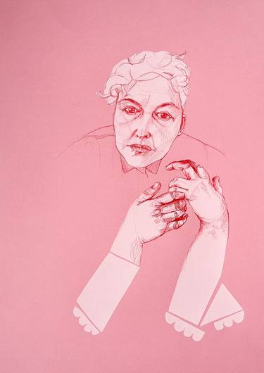 Original Figurative Women Drawing by Jill Skulina