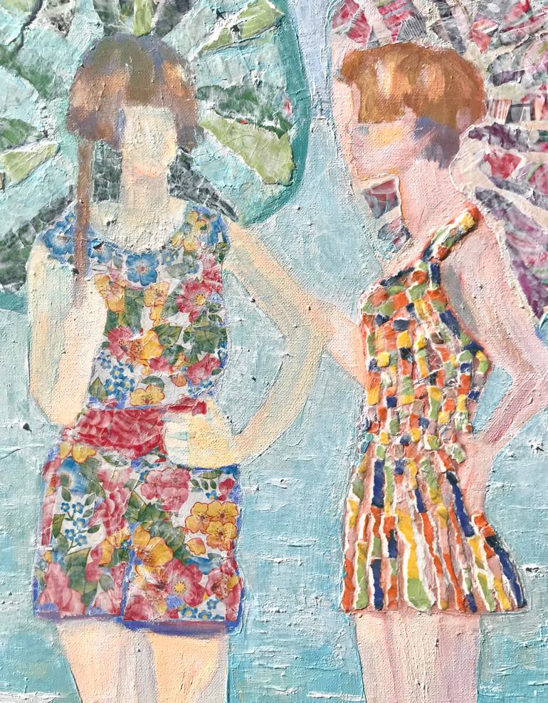 Original Contemporary Beach Painting by Hester Van Dapperen