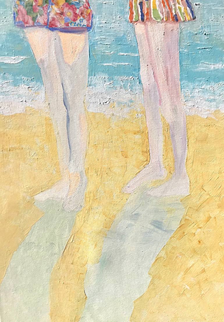 Original Contemporary Beach Painting by Hester Van Dapperen