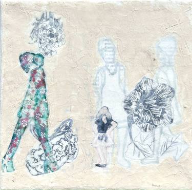 Original Conceptual Women Mixed Media by Hester van Dapperen