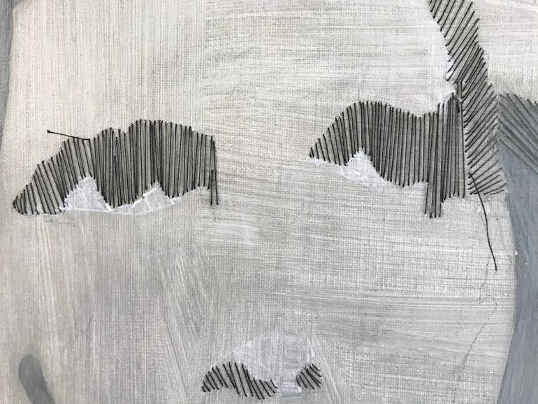 Original Conceptual People Painting by Hester Van Dapperen