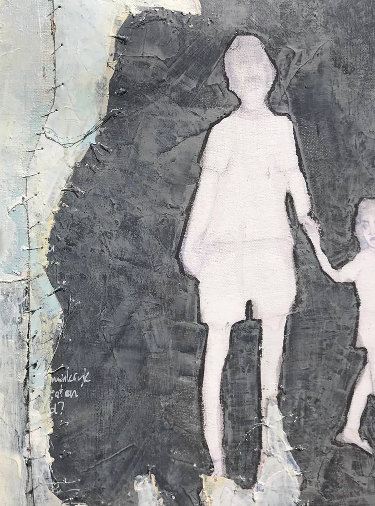 Original Conceptual People Painting by Hester Van Dapperen