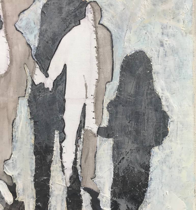 Original Conceptual People Painting by Hester Van Dapperen