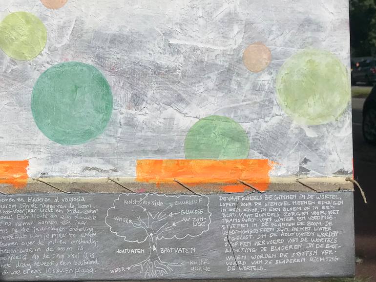 Original Conceptual Landscape Painting by Hester Van Dapperen