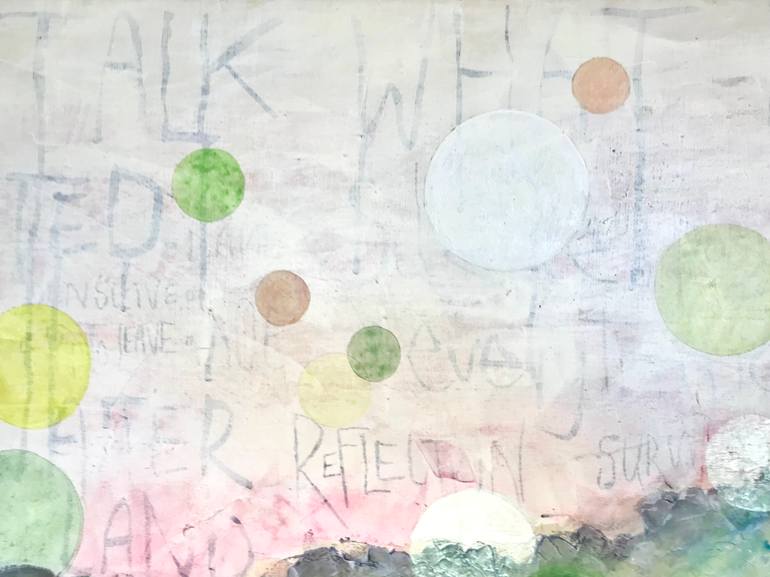 Original Conceptual Landscape Painting by Hester Van Dapperen