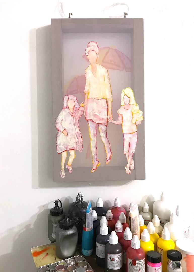 Original Children Painting by Hester van Dapperen