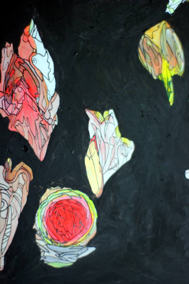 Original Expressionism Abstract Painting by Louise Riley
