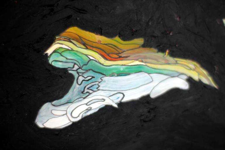 Original Expressionism Abstract Painting by Louise Riley