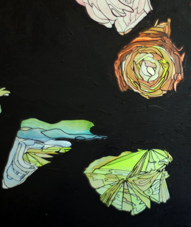 Original Expressionism Abstract Painting by Louise Riley
