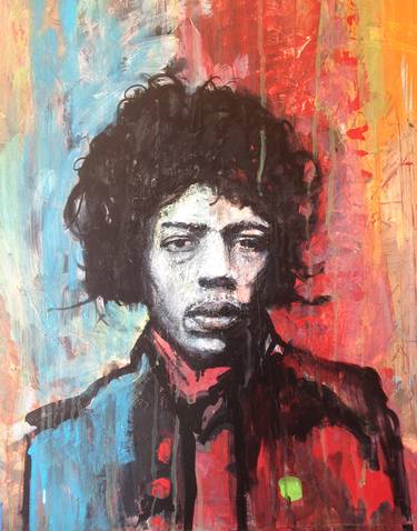 Jimi Hendrix Portrait thumb