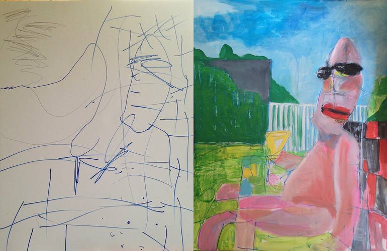 Original Expressionism Other Painting by William Wright