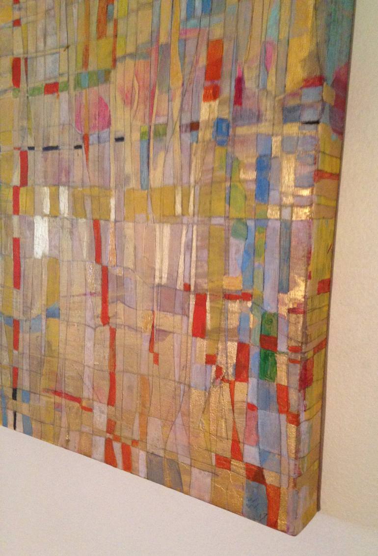 Original Art Deco Abstract Painting by William Wright