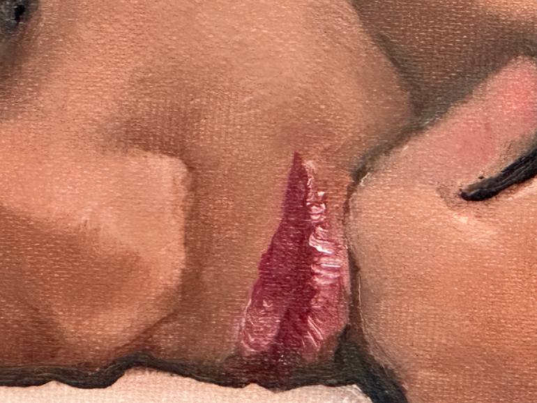 Original Art Deco Nude Painting by Franz Pagot