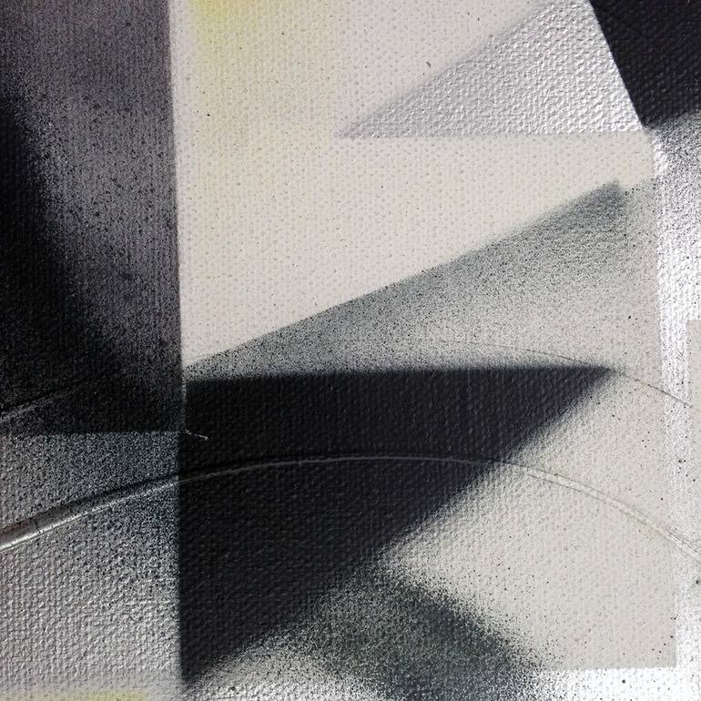 Original Abstract Geometric Painting by Viviane Fallah