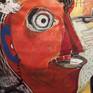 Spies inspired me. I like acrylic and collage. This techniques express the power of this topic