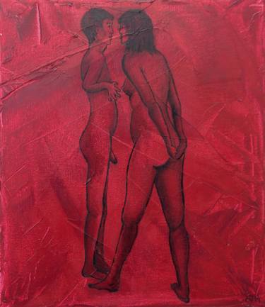 Print of Figurative Erotic Paintings by Elisenda Vila