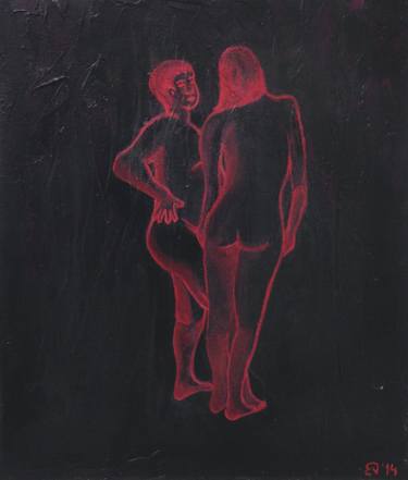 Print of Figurative Erotic Paintings by Elisenda Vila