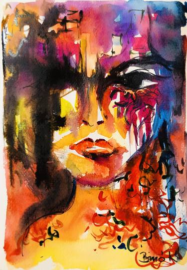 Print of Expressionism Abstract Paintings by Konrad Biro