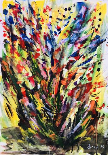Print of Abstract Expressionism Abstract Paintings by Konrad Biro