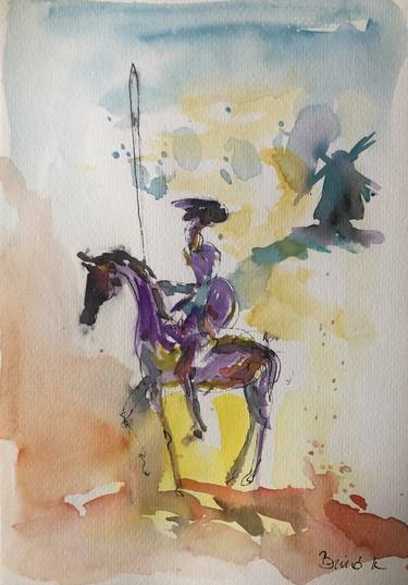 Saatchi Art Artist Konrad Biro; Paintings, “Don Quixote colour series” #art