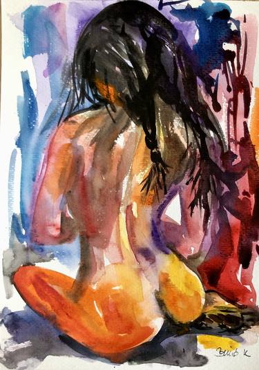 Print of Figurative Nude Paintings by Konrad Biro