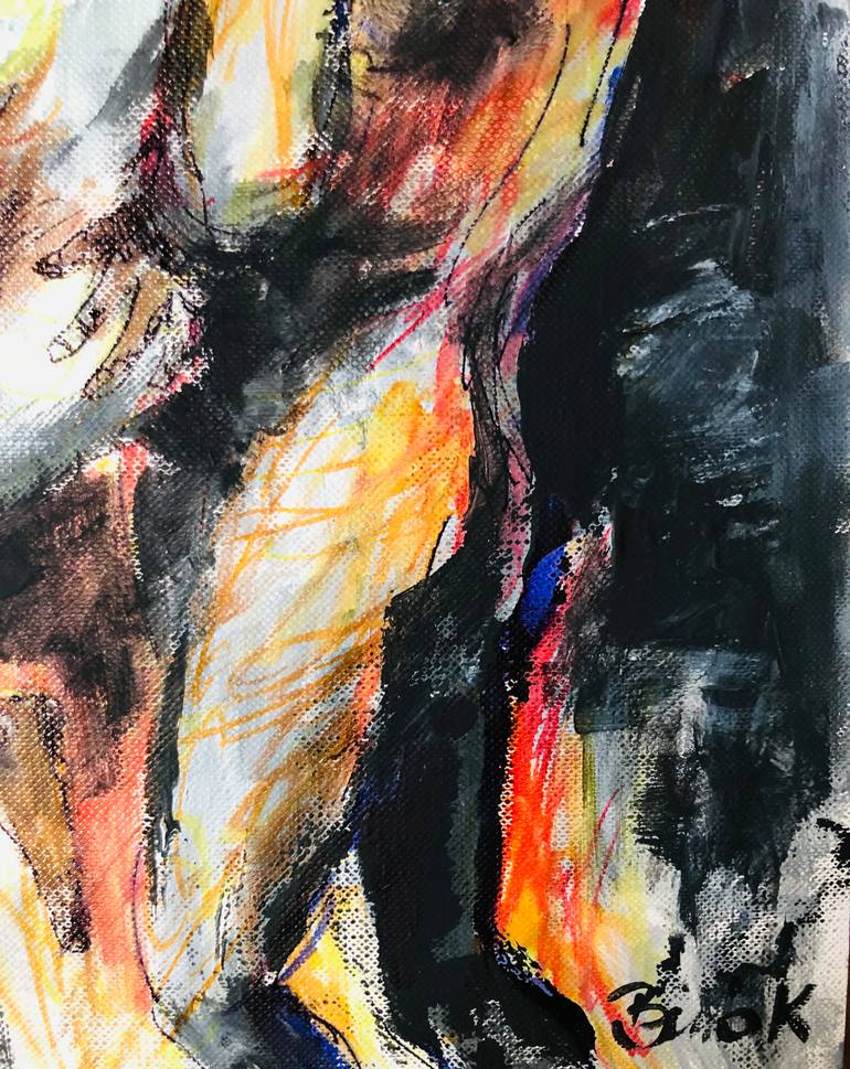 Original Contemporary Erotic Painting by Konrad Biro