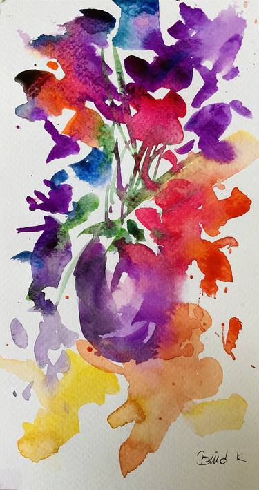 Print of Floral Paintings by Konrad Biro