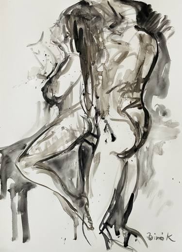 Original Contemporary Erotic Drawings by Konrad Biro